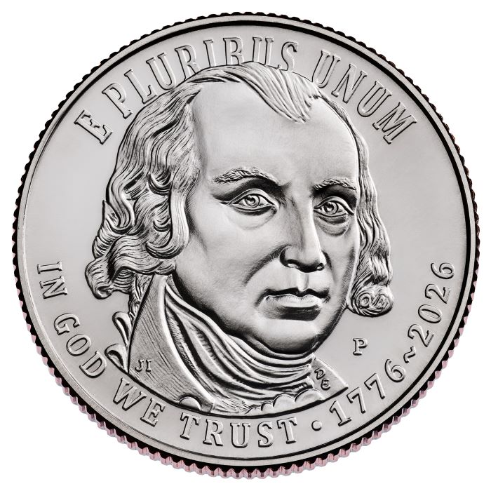 U.S. Constitution · obverse: James Madison.