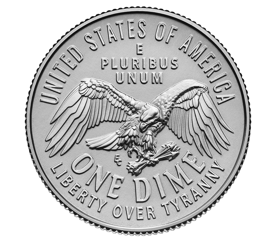 2026 Emerging Liberty · reverse: Flying eagle, arrows and LIBERTY OVER TYRANNY.