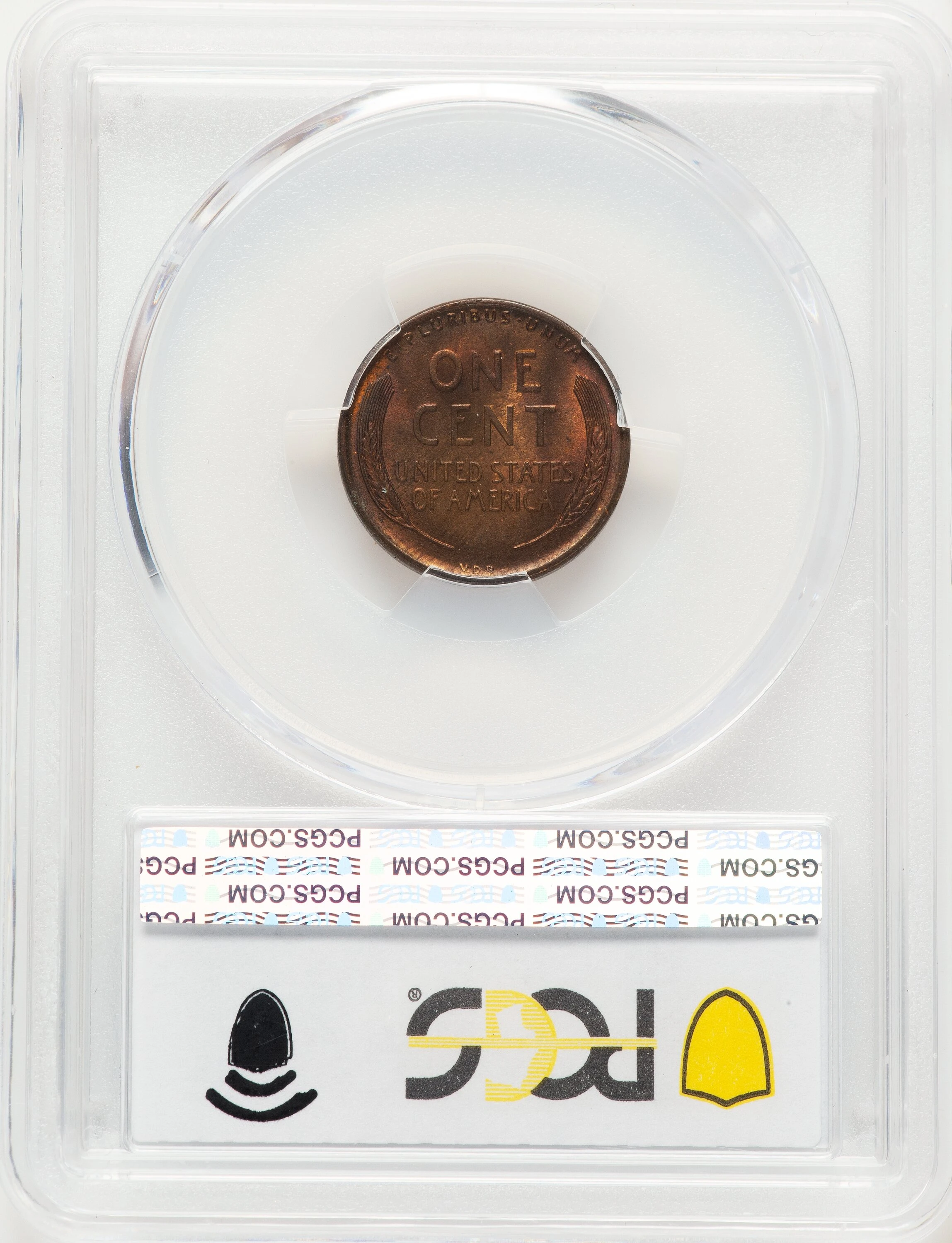 PCGS MS64RB reverse