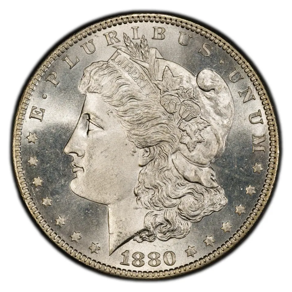 1880 Philadelphia · obverse: Read the four-digit date below Liberty.