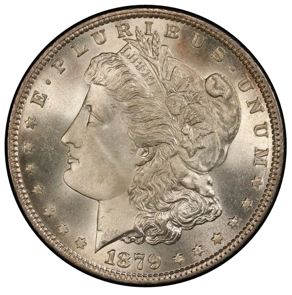 1879 Philadelphia · obverse: Read the date below Liberty’s portrait.