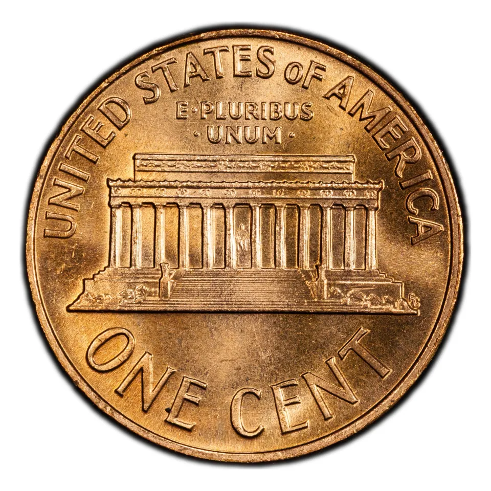 Same 1968-D Memorial reverse: compare building detail and the complete rim.