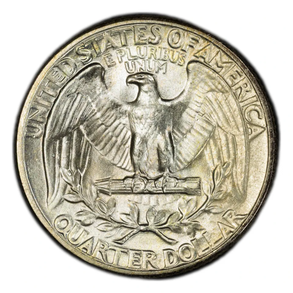 Same 1940 eagle reverse: the mint-letter area is below the wreath.