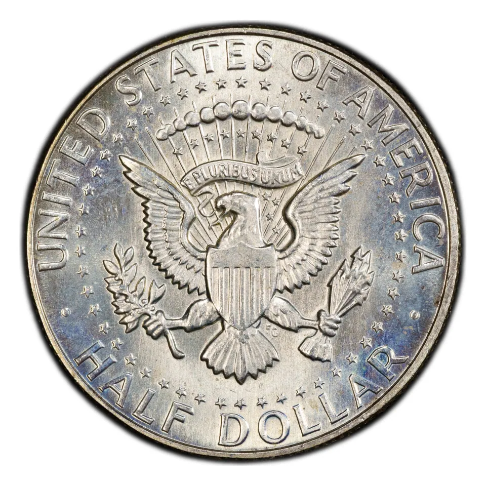 Same coin reverse: compare eagle detail, contact marks and original luster.
