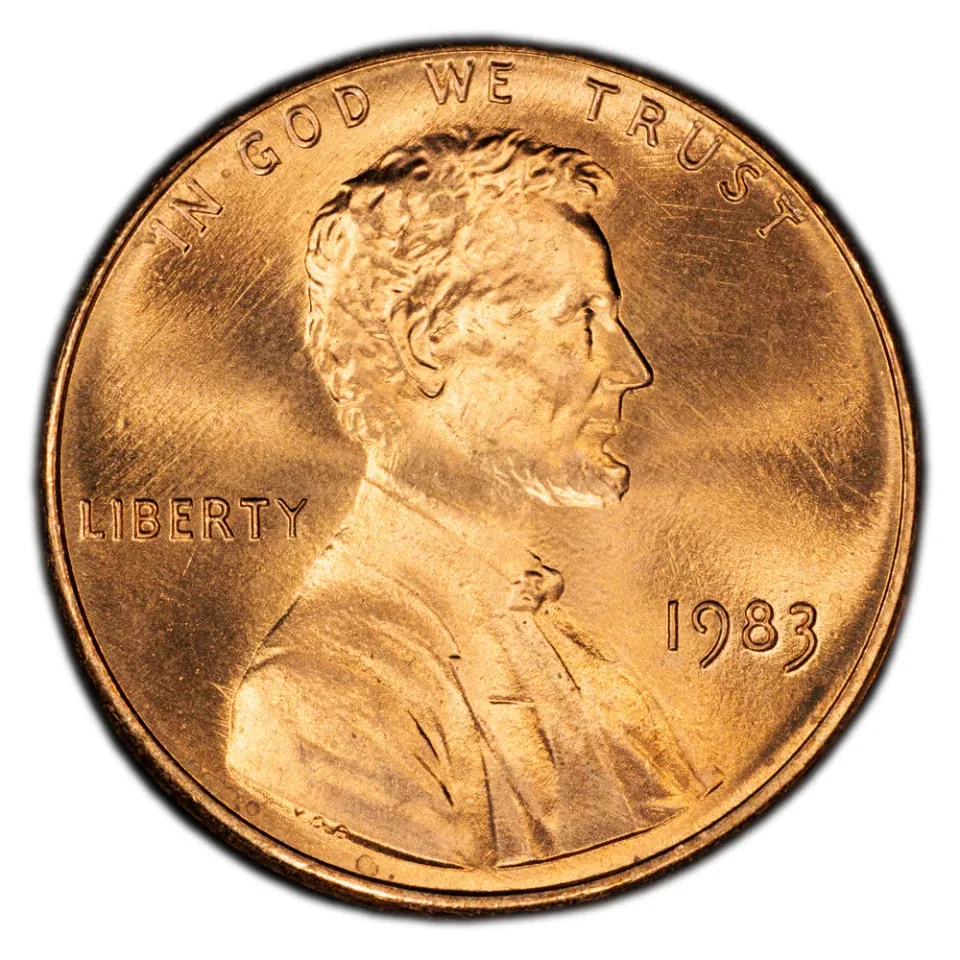 1983 Philadelphia · obverse: The date has no mint letter beneath it.