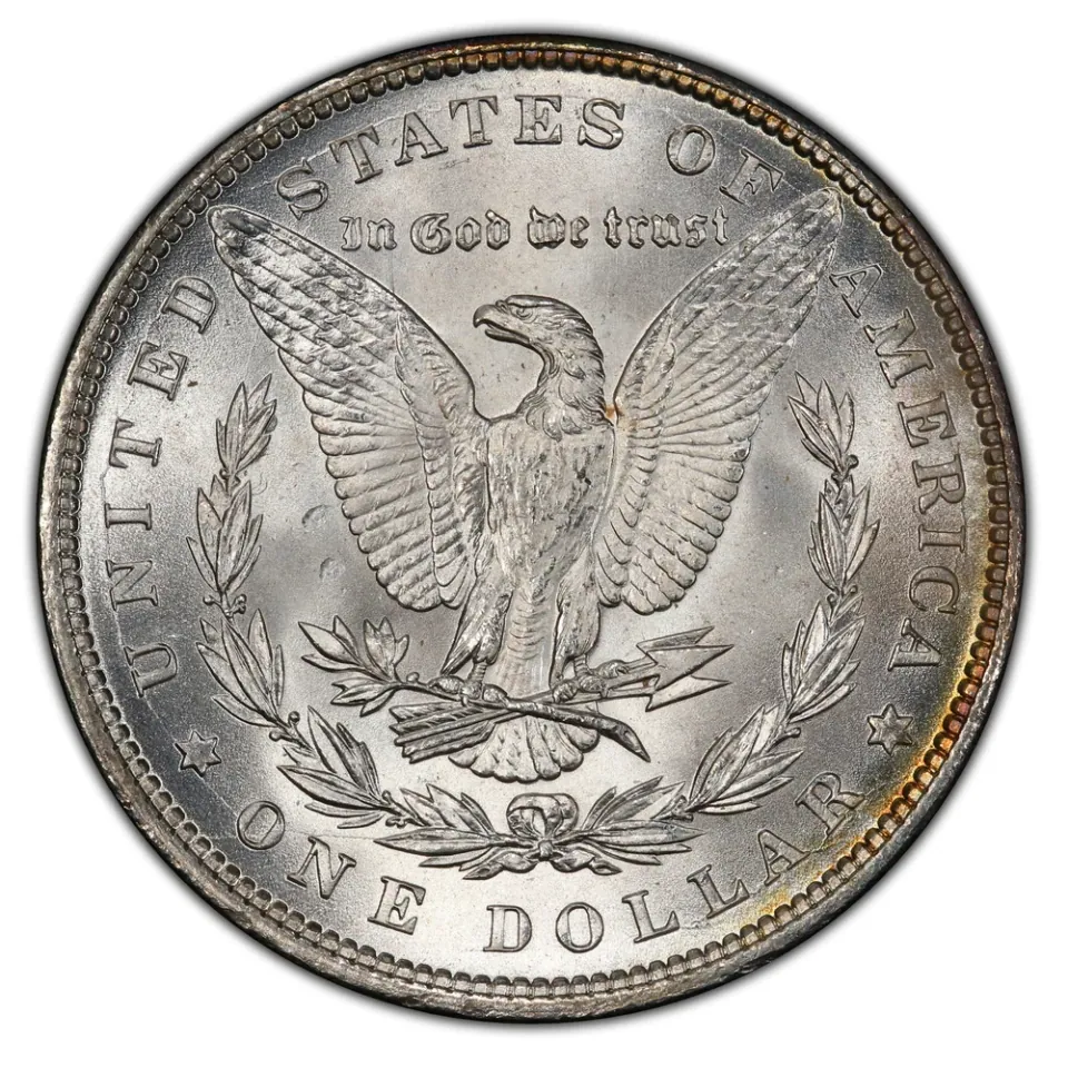 Same coin · reverse: No letter below the wreath identifies Philadelphia.