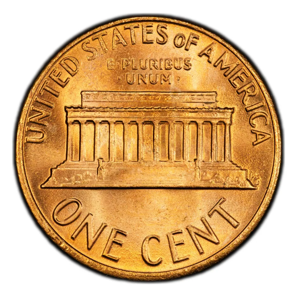 1976 Memorial reverse: the cent did not receive a special Bicentennial reverse.