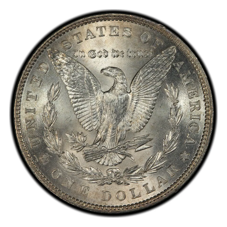 Same 1901 reverse: inspect below the wreath and above DOLLAR for O or S.