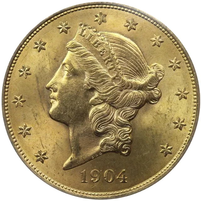 Liberty Head Double Eagle obverse